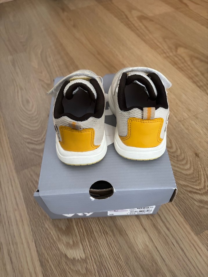 Erkek Çocuk Beyaz aslan Baskılı Spor Ayakkabı - Görsel 3