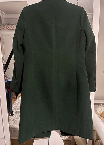 Siyah Çift Düğmeli Kaban - Görsel 5