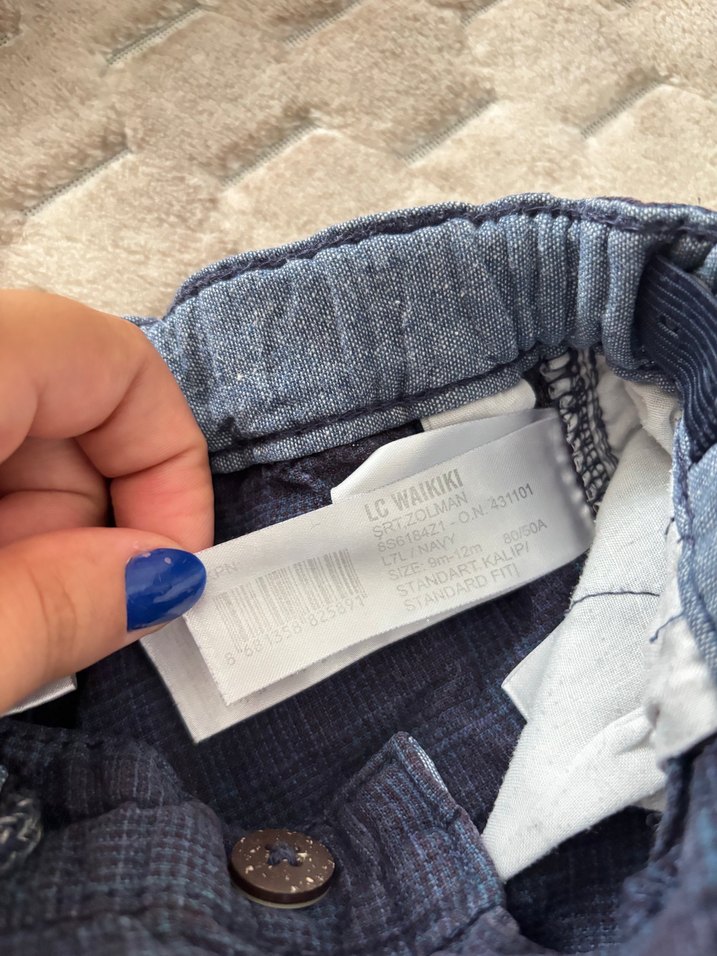 Erkek Çocuk Geniş Kesim Kemerli Şortlar - Görsel 3