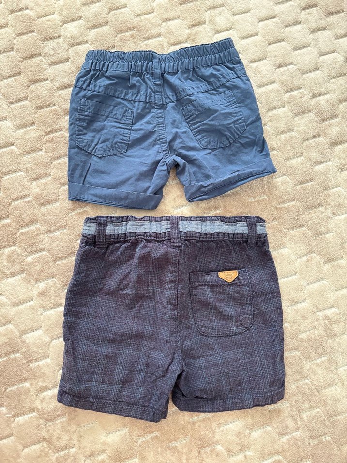 Erkek Çocuk Geniş Kesim Kemerli Şortlar - Görsel 2