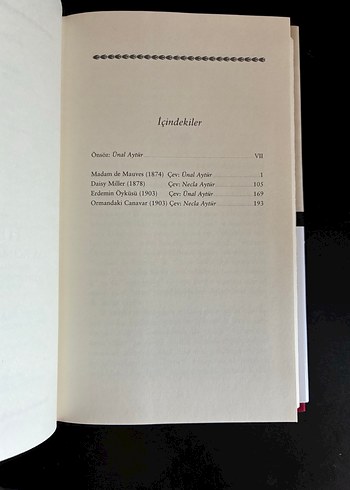 Beden Renk Henry James - Kısa Romanlar, Uzun Öyküler