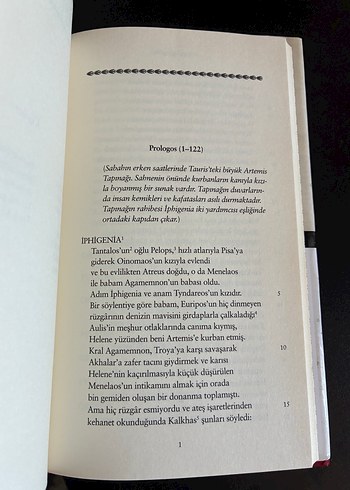Beden Euripides - Iphigenia Tauris'te Hasan Ali Yücel Klasikleri