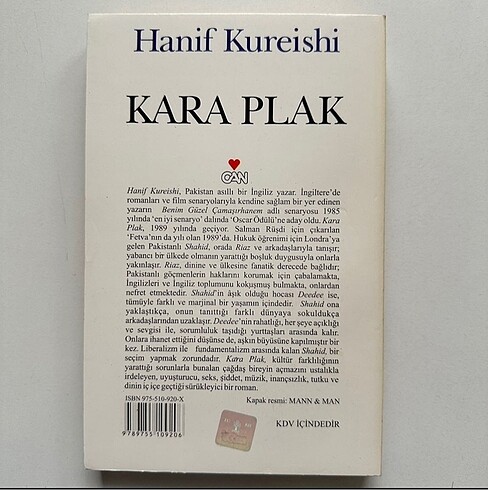  Kara Plak - Hanif Kureishi