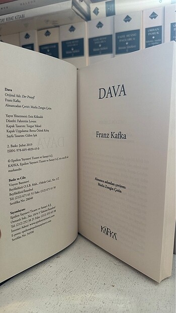 Beden Renk Dava (Ciltli) Franz Kafka