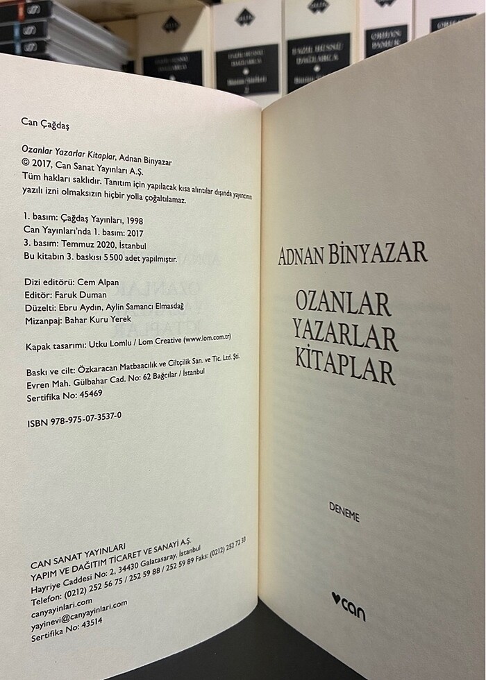 Ozanlar, Yazarlar, Kitaplar - Adnan Binyazar - Görsel 3