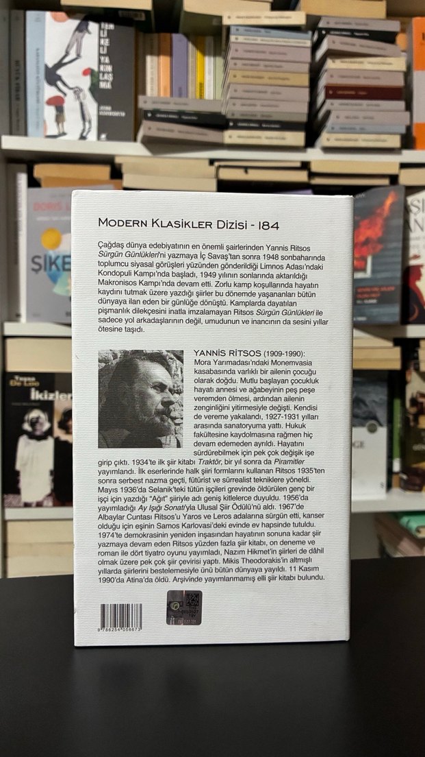 Yannis Ritsos - Sürgün Günlükleri - Görsel 3