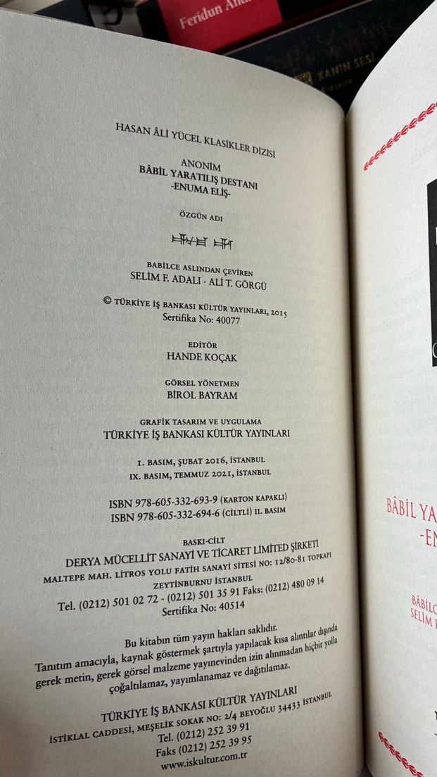 Babil Yaratılış Destanı - Enuma Eliş (Ciltli) - Görsel 5