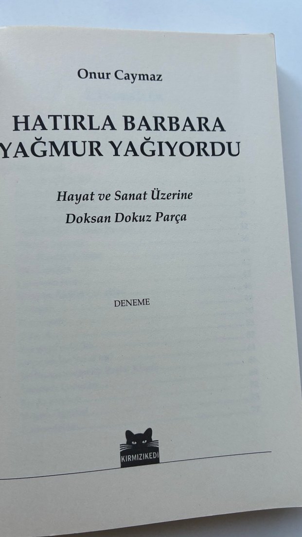 Hatırla Barbara Yağmur Yağıyordu - Onur Caymaz - Görsel 5