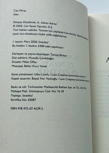 Dünyayı Düzeltmek - A. Adnan Adıvar - Görsel 4