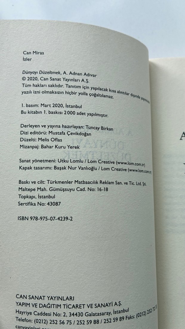 Dünyayı Düzeltmek - A. Adnan Adıvar - Görsel 4