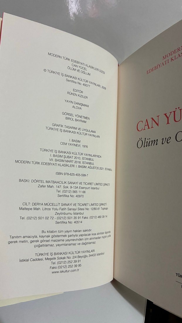 Can Yücel (Ciltli) Ölüm ve Oğlum - Görsel 4