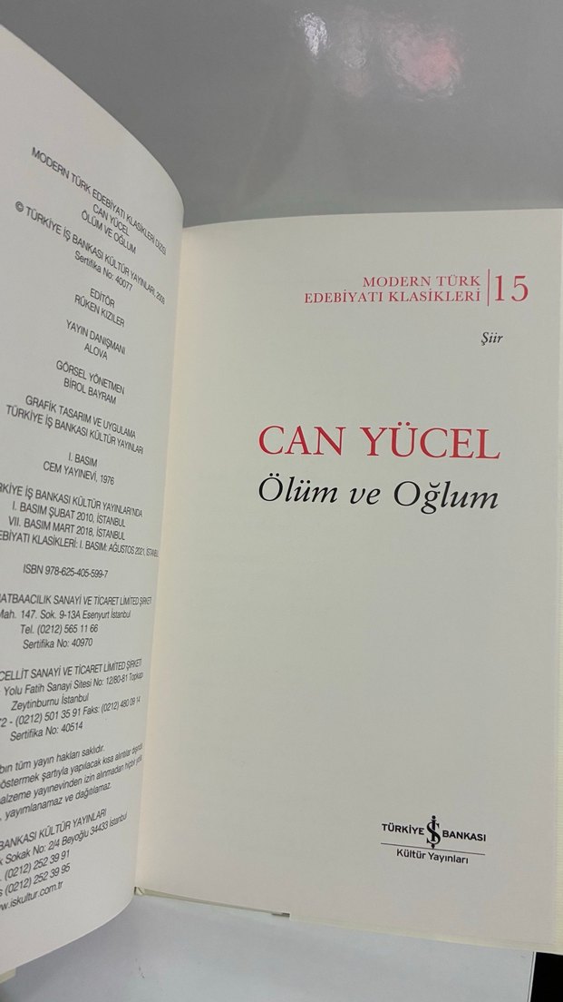 Can Yücel (Ciltli) Ölüm ve Oğlum - Görsel 5