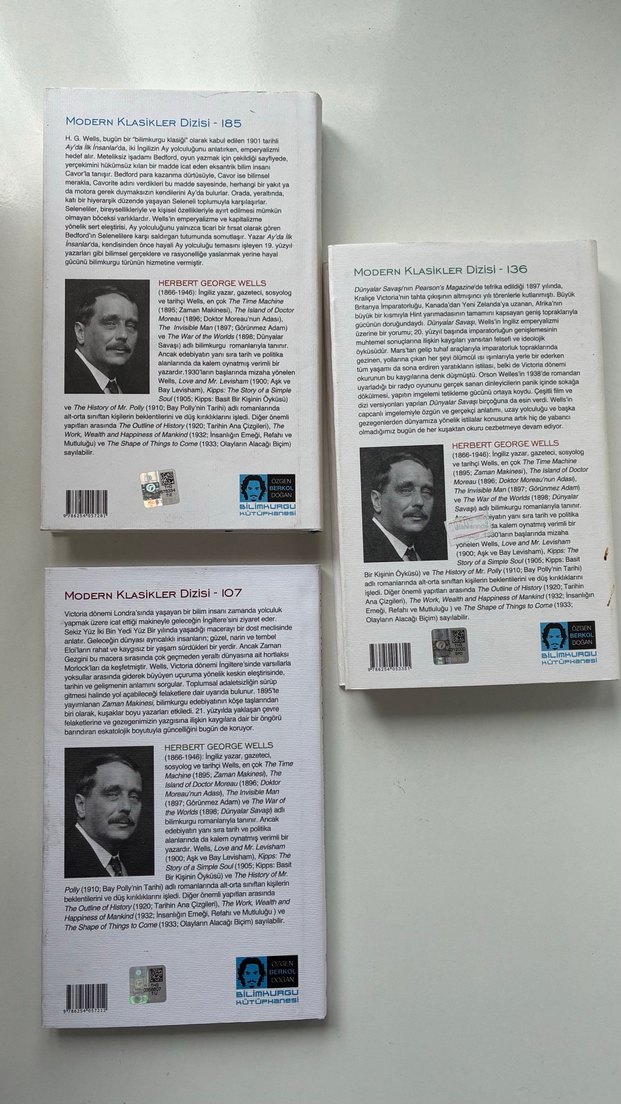 H.G. Wells'in Üç Klasik Romanı Seti - Görsel 3