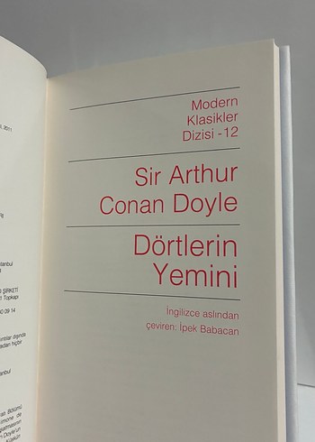 Dörtlerin Yemini (Ciltli) Sherlock Holmes - Görsel 5