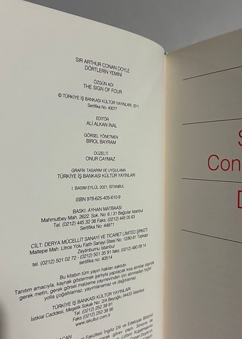 Dörtlerin Yemini (Ciltli) Sherlock Holmes - Görsel 4