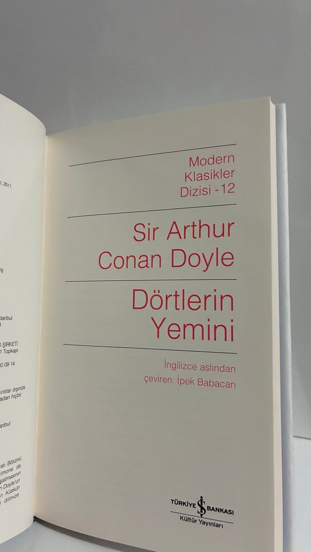 Dörtlerin Yemini (Ciltli) Sherlock Holmes - Görsel 5