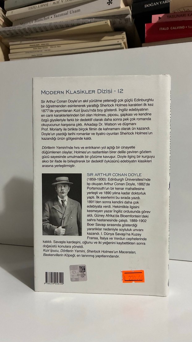 Dörtlerin Yemini (Ciltli) Sherlock Holmes - Görsel 3