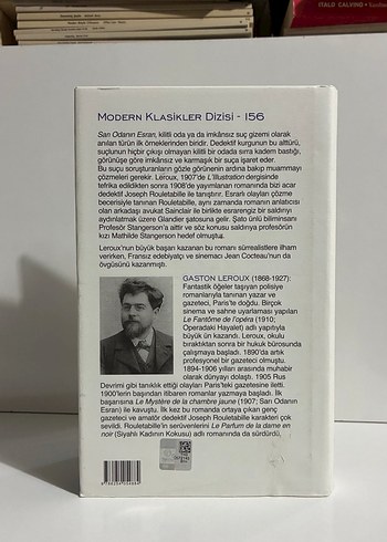 Gaston Leroux - Sarı Odanın Esrarı - Görsel 3