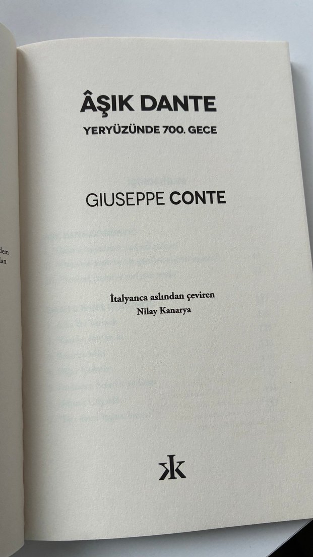 Giuseppe Conte - Aşık Dante - Yeryüzündeki 700. Gece - Görsel 5