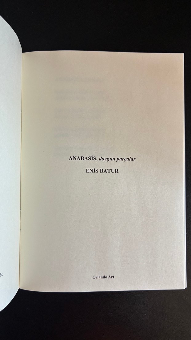 Anabasis Doygun Paçralar - Enis Batur - Görsel 2