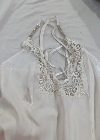 Gecelik ve sabahlık takımı - Görsel 3