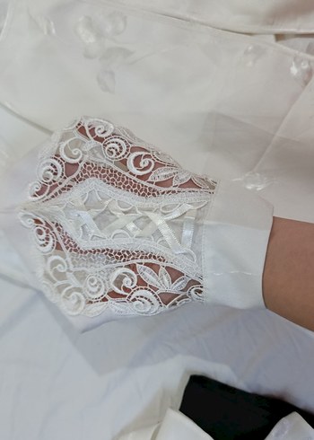 Gecelik ve sabahlık takımı - Görsel 5