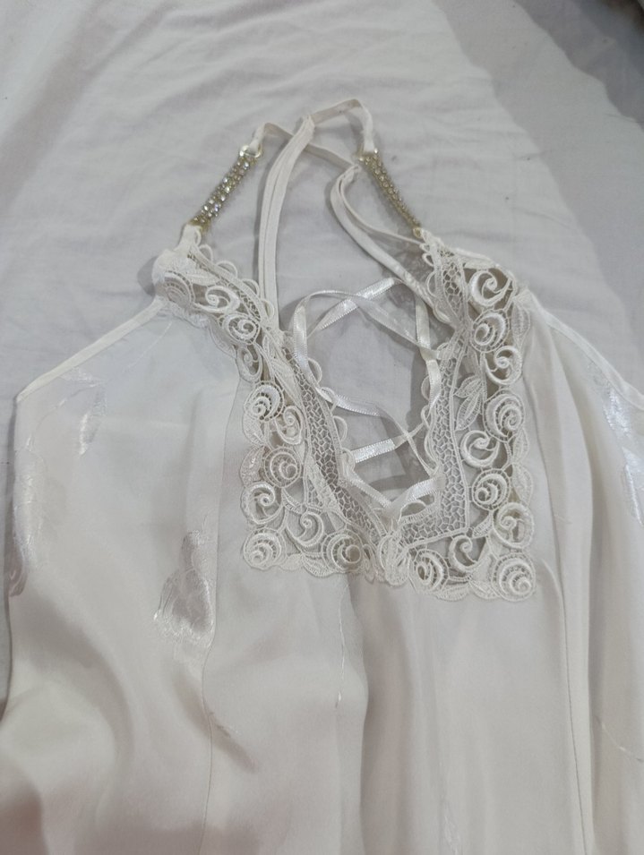 Gecelik ve sabahlık takımı - Görsel 3