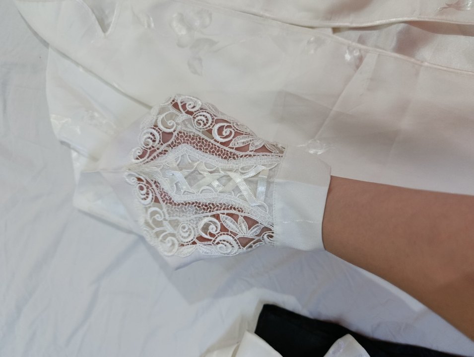 Gecelik ve sabahlık takımı - Görsel 5