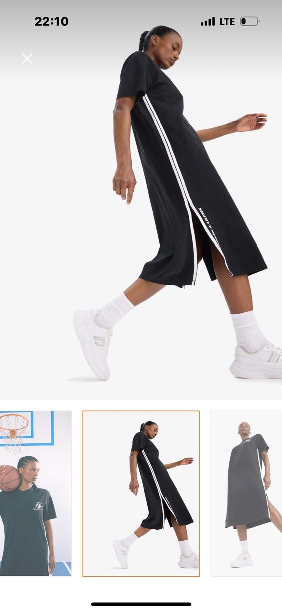 Siyah spor elbise - Görsel 4