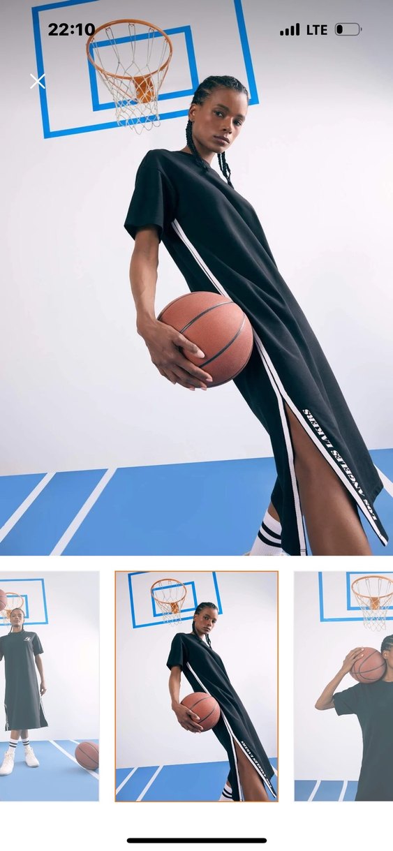 Siyah spor elbise - Görsel 2