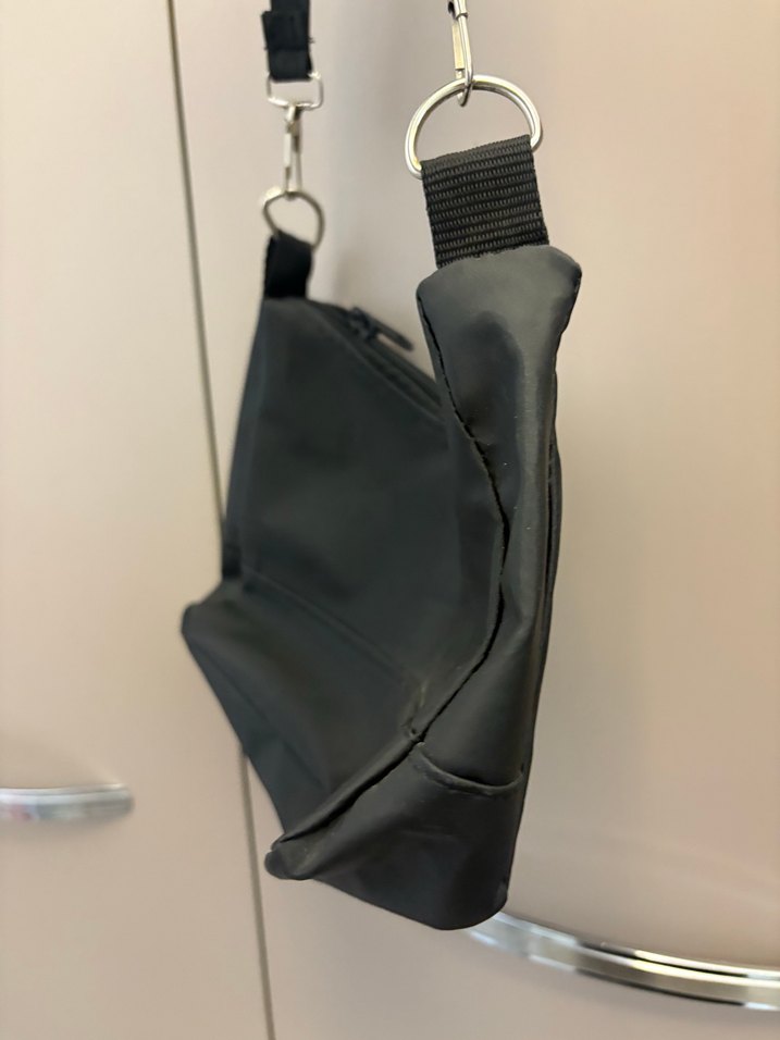 Siyah Su Geçirmez Kadın Omuz Çantası - Görsel 2