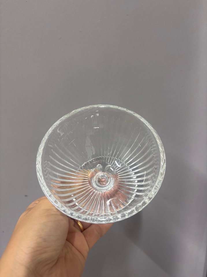 14 adet ayaklı cam kase 220ml - Görsel 5