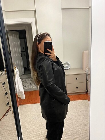 Trendyol & Milla Deri blazer ceket