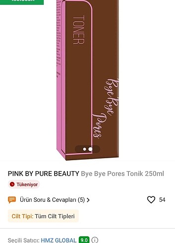 Diğer Bye bye pores tonik 