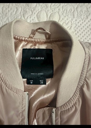 Bej Kadın Fermuarlı Street Wear Ceket - Görsel 2