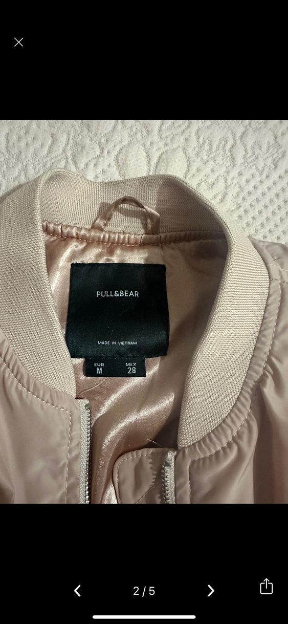 Bej Kadın Fermuarlı Street Wear Ceket - Görsel 2