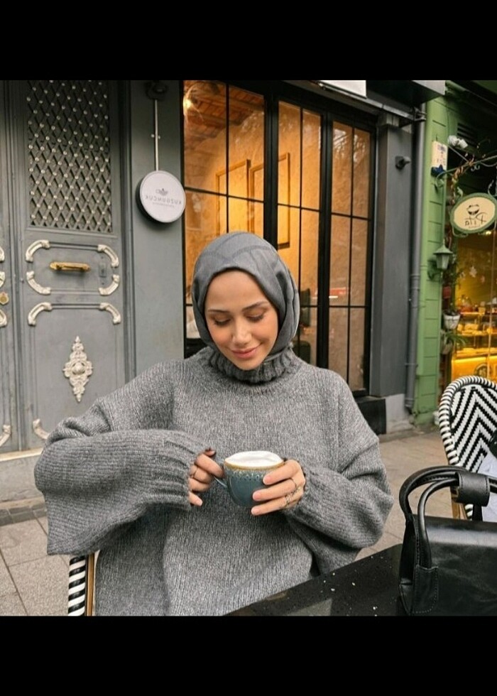 Carel gri şal  - Görsel 2