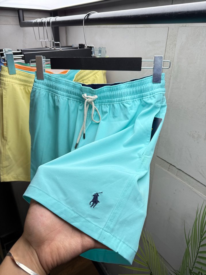 Ralph lauren mavi deniz şortu - Görsel 2