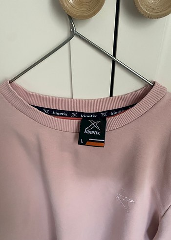 Kinetix Pembe Oversize Kadın Sweatshirt