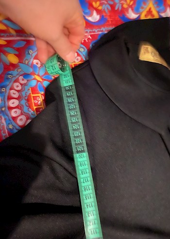 Nakışlı Siyah Uzun Kollu Kadın Elbise - Görsel 4