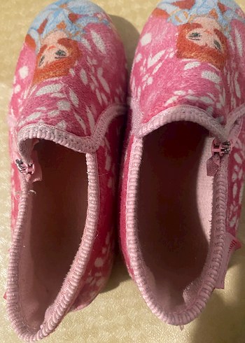 Kız Çocuk Pembe Sıcak Ev Terliği 29 no - Görsel 2