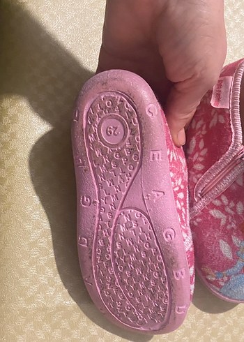 Kız Çocuk Pembe Sıcak Ev Terliği 29 no - Görsel 4