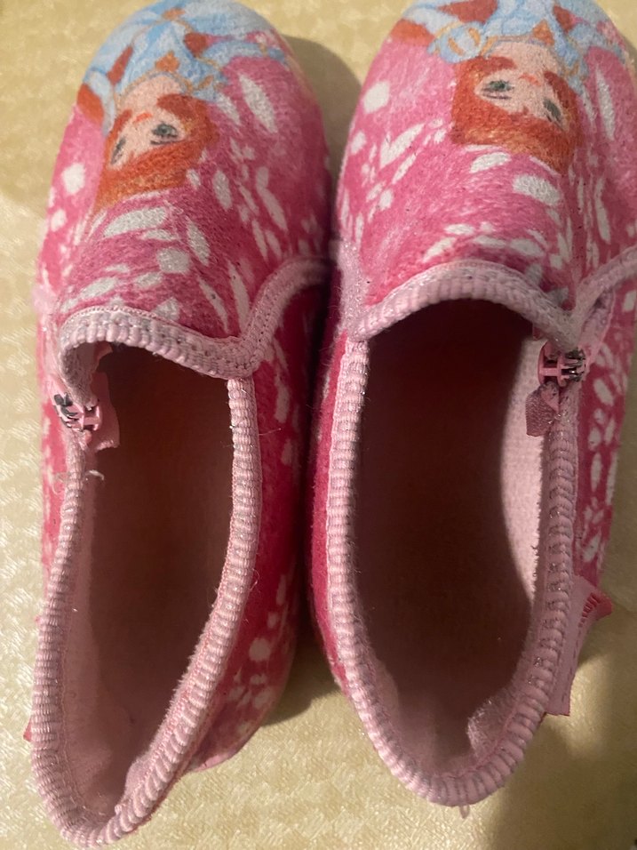 Kız Çocuk Pembe Sıcak Ev Terliği 29 no - Görsel 2