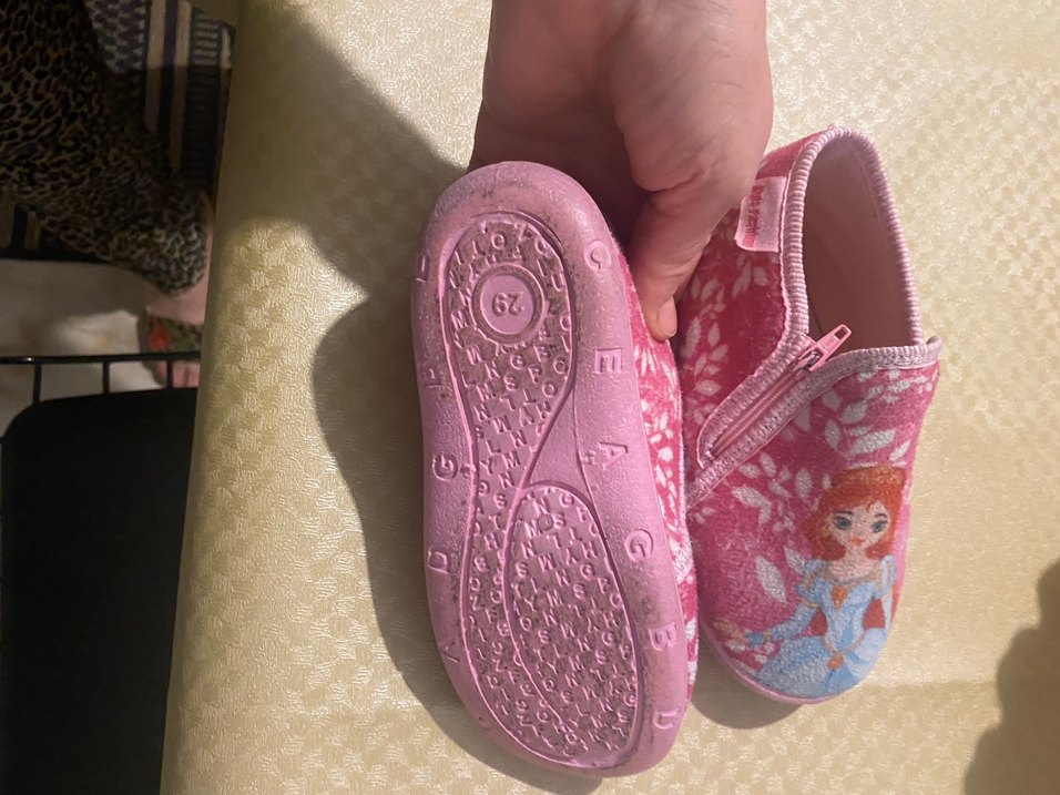 Kız Çocuk Pembe Sıcak Ev Terliği 29 no - Görsel 4