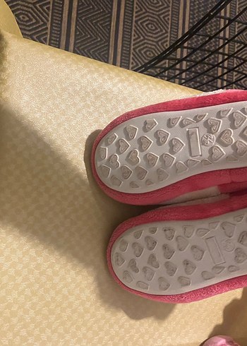 Kızlar için Pembe Nakışlı Sıcak Ev Terliği 29 no - Görsel 3