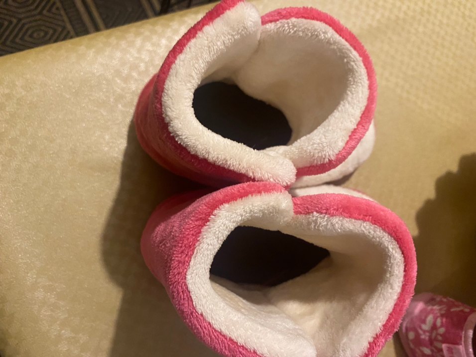 Kızlar için Pembe Nakışlı Sıcak Ev Terliği 29 no - Görsel 2