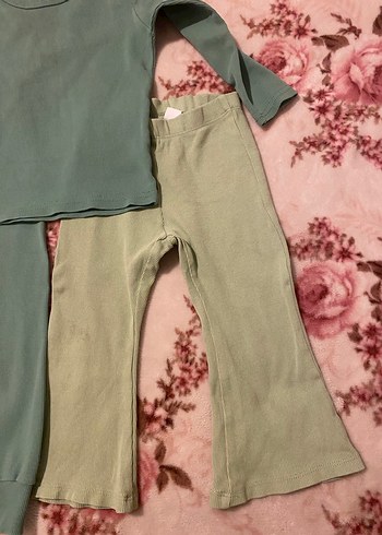 Bej Örgü çocuk Rahat Pantolon 2 3 yaşa uygundur - Görsel 5