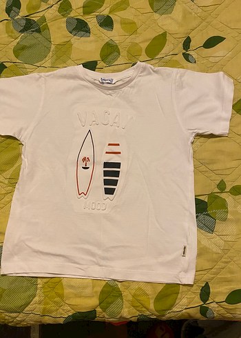 Mayoral Surf Temali Beyaz Cocuk Tisortu