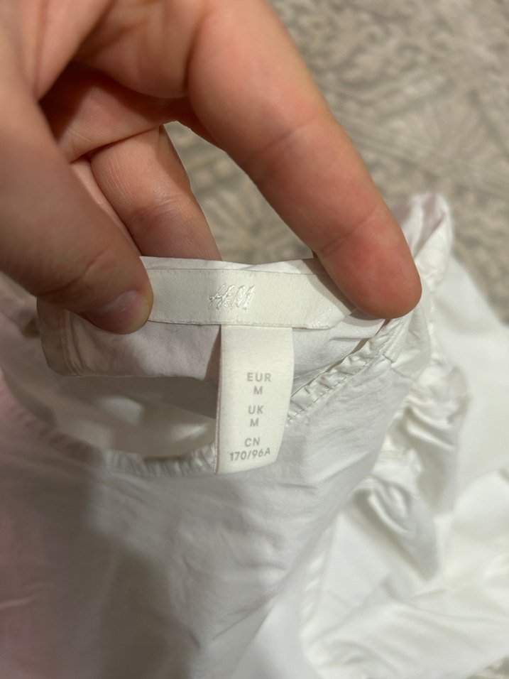 Kadın Beyaz Fırfırlı Bohem Bluz - Görsel 3