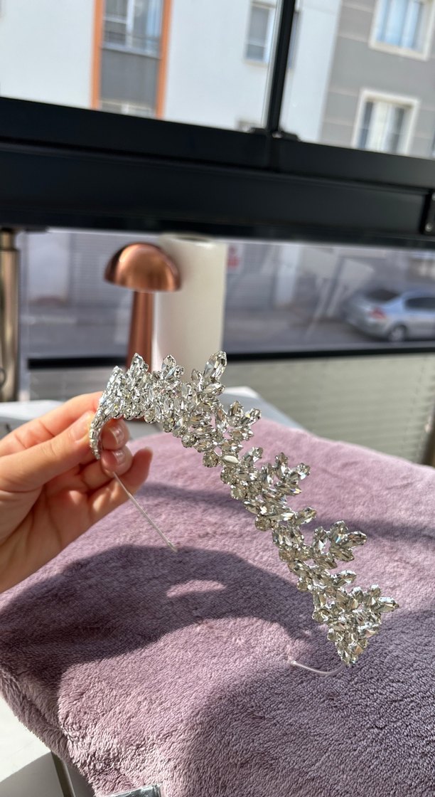 Taşlı Düğün Tacı - Görsel 4